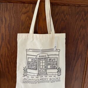 Montgomery Books Independent Bookshop Canvas Tote Bag from Francesca’s NWT
